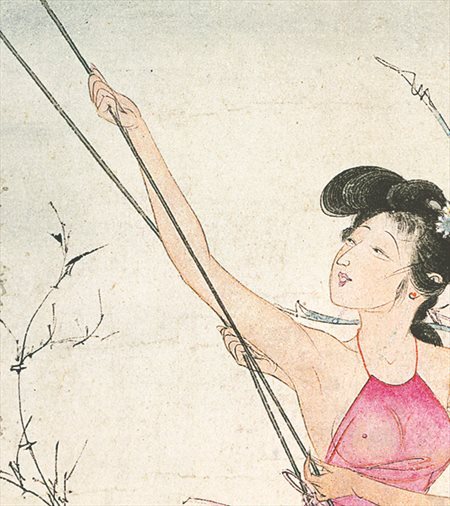 南长-胡也佛的仕女画和最知名的金瓶梅秘戏图